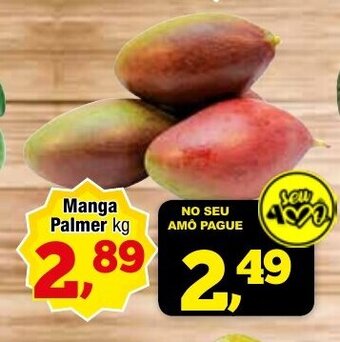 Amarelinha supermercados Manga Palmer 1kg oferta