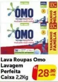 Pires Lava Roupas Omo Lavagem Perfeita Caixa oferta