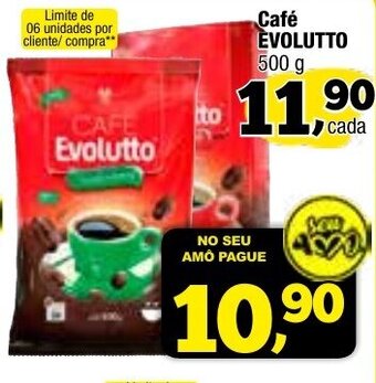 Amarelinha supermercados Cafe Evolutto 500g oferta