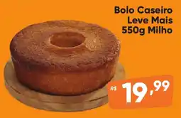 Bolo Caseiro Leve Mais Milho