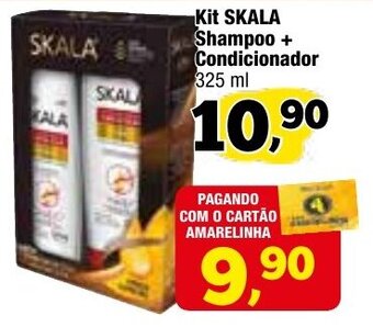 Amarelinha supermercados Kit Skala Shampoo + Condicionador 325ml oferta