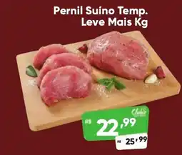 Supermercados Pague Menos Pernil Suíno Temp. Leve Mais oferta