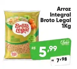 Supermercados Pague Menos Arroz Integral Broto Legal oferta