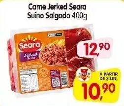 Cercadão Came Jerked Seara Suíno Salgado oferta