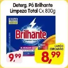 Cercadão Deterg. Pó Brilhante Limpeza Total Cx oferta