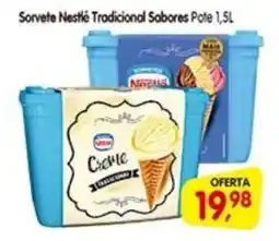 Cercadão Sorvete Nestle Tradicional Sabores Pote oferta