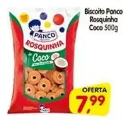 Cercadão Biscoito Panco Rosquinha Coco oferta