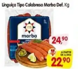 Cercadão Linguiça Tipo Calabresa Marba Def. oferta