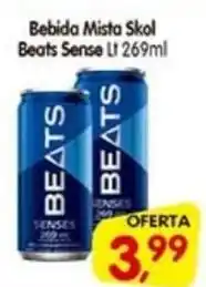 Cercadão Bebida Mista Skol Beats Seara oferta