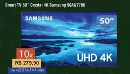 Copercana Smart TV 50" Crystal 4K Samsung 50AU7700 oferta
