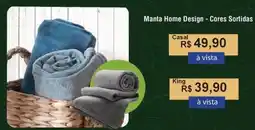 Manta Home Design - Cores Sortidas