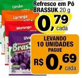 Refresco em po Brassuk 20g cada