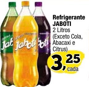 Amarelinha supermercados Refrigerante Jaboti 2L oferta