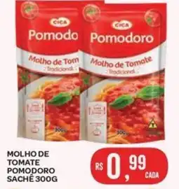 Molho de tomate pomodoro sachê