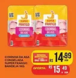 Atacadão Dia a Dia Coxinha da asa congelada super frango bandeja oferta