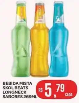 Atacadão Dia a Dia Bebida mista skol beats longneck sabores oferta