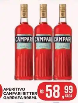 Atacadão Dia a Dia Aperitivo campari bitter garrafa oferta