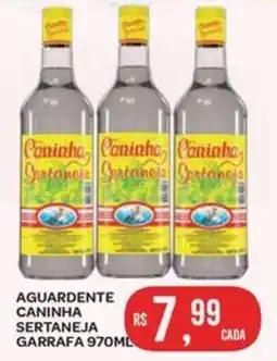 Atacadão Dia a Dia Aguardente caninha sertaneja garrafa oferta