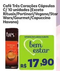 Covabra Supermercados Café Três Corações Cápsulas oferta