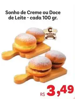 Covabra Supermercados Sonho de Creme ou Doce de Leite - cada oferta