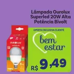 Lâmpada Ourolux Superled 20W Alta Potência Bivolt