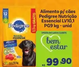 Covabra Supermercados Alimento p/ cães Pedigree Nutrição Essencial oferta