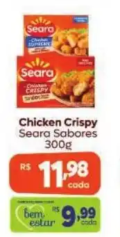 Covabra Supermercados Chicken Crispy Seara Sabores oferta