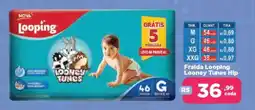 Supermercados Mateus Fralda Looping Looney Tunes Hip oferta