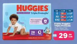 Fralda Huggles Tripla Proteção