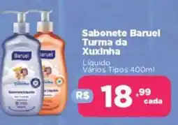 Supermercados Mateus Sabonete Baruel Turma da Xuxinha oferta