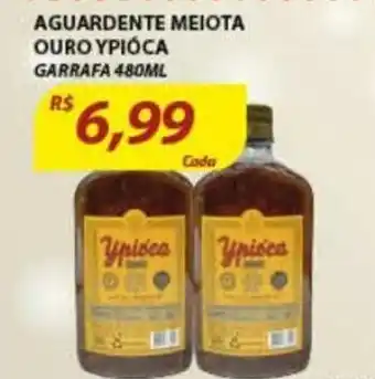 Assaí Atacadista Aguardente Meiota Ouro Ypioca 480ml oferta