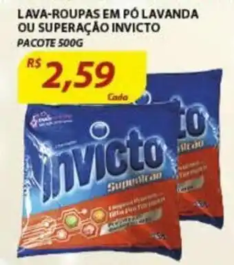Assaí Atacadista Lava-roupas em po Lavanda ou Superacao Invicto 500g oferta