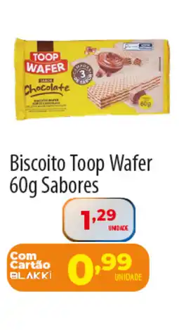 Akki Atacadista Biscoito Toop Wafer Sabores oferta