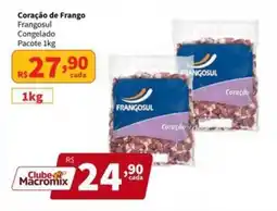 Coração de Frango Frangosul Congelado Pacote
