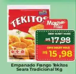 Mart Minas Empanado Frango Tekitos Seara Tradicional oferta