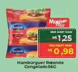 Mart Minas Hambúrguer Rezende Congelado oferta
