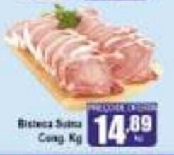 Higa's Supermercado Bisteca Suina Congelada 1kg oferta