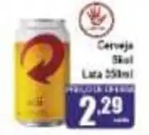 Higa's Supermercado Cerveja Skol lata 350ml oferta