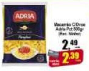 Higa's Supermercado Macarrao c/ovos Adria pct 500g oferta