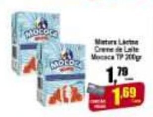 Higa's Supermercado Mistura Lactea Creme de Leite Mococa tp 200g oferta