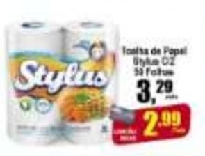 Higa's Supermercado Toalha de Papel Stylus c/2 50 folhas oferta