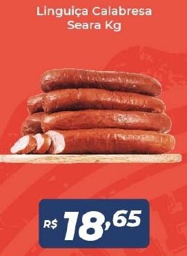 Atakarejo Linguica Calabresa Seara 1kg oferta