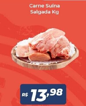 Atakarejo Carne Suina Salgada 1kg oferta