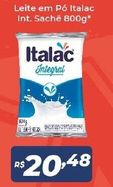 Atakarejo Leite em po Italac Int. sache 800g oferta