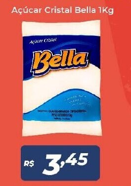 Atakarejo Acucar Cristal Bella 1kg oferta