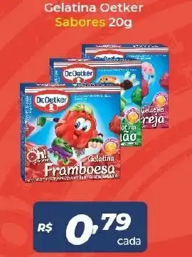 Atakarejo Gelatina Oetker Sabores 20g oferta