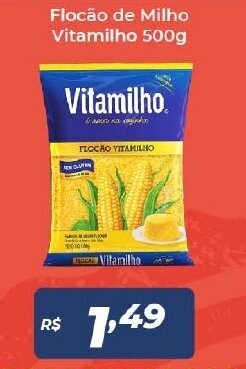 Atakarejo Flocao de Milho Vitamilho 500g oferta