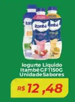 Mart Minas logurte Líquido Itambé GF Unidade Sabores oferta
