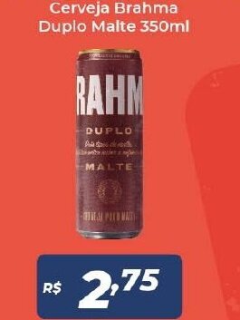 Atakarejo Cerveja Brahma Duplo Malte 350ml oferta