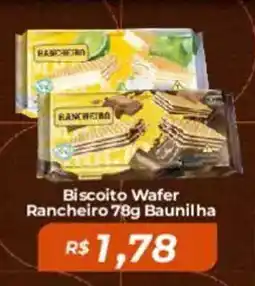 Mart Minas Biscoito Wafer Rancheiro Baunilha oferta